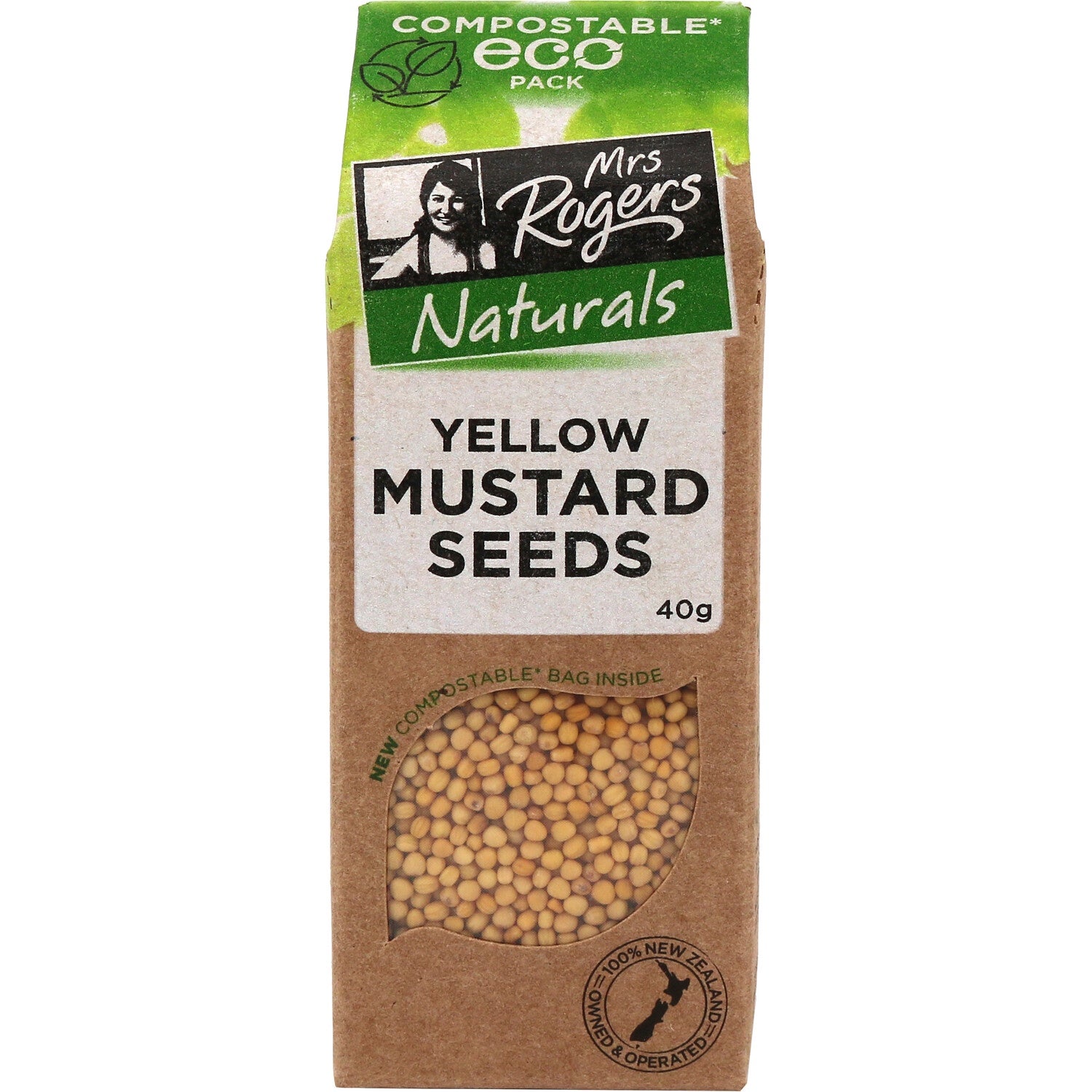 Mrs Rogers Mustard Seeds Yellow 40g