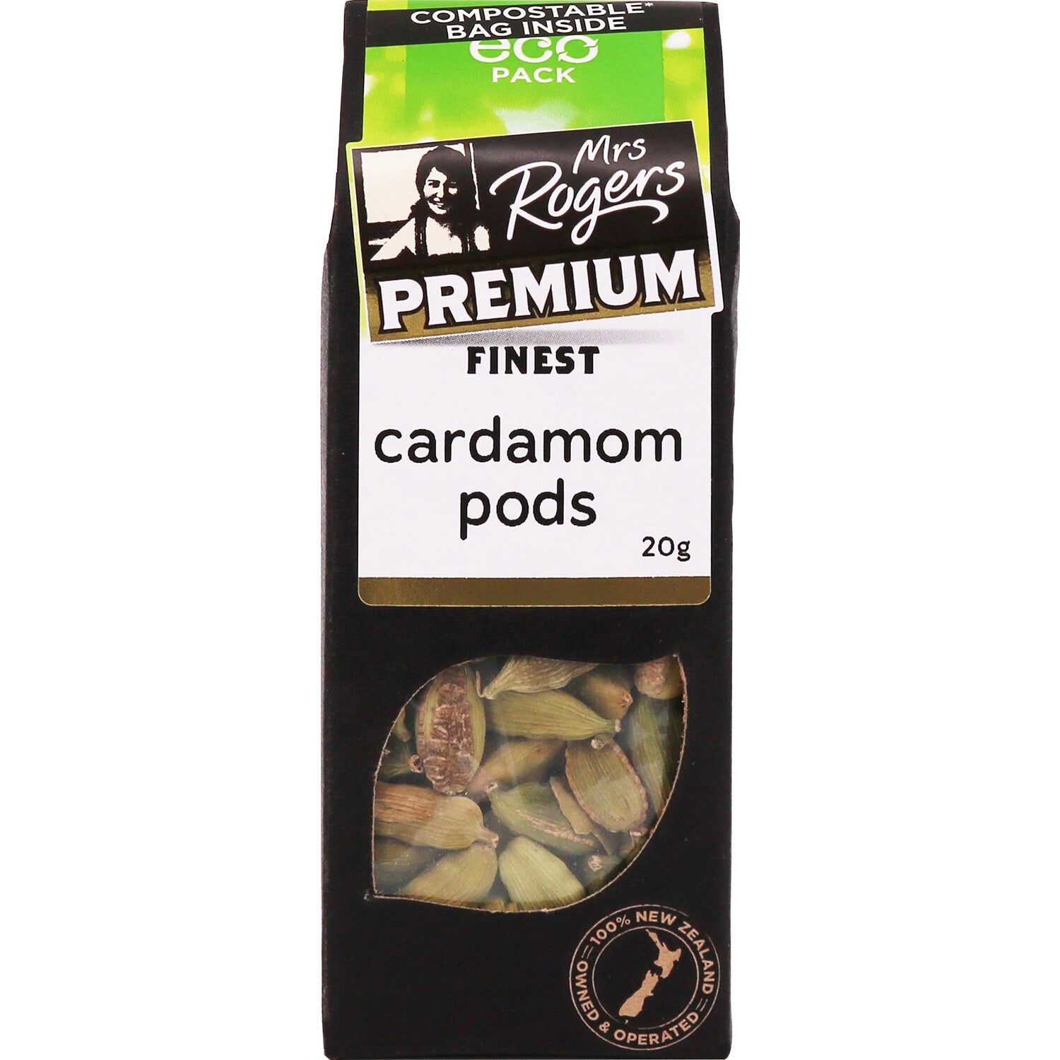 Mrs Rogers Cardamom Seeds 20g