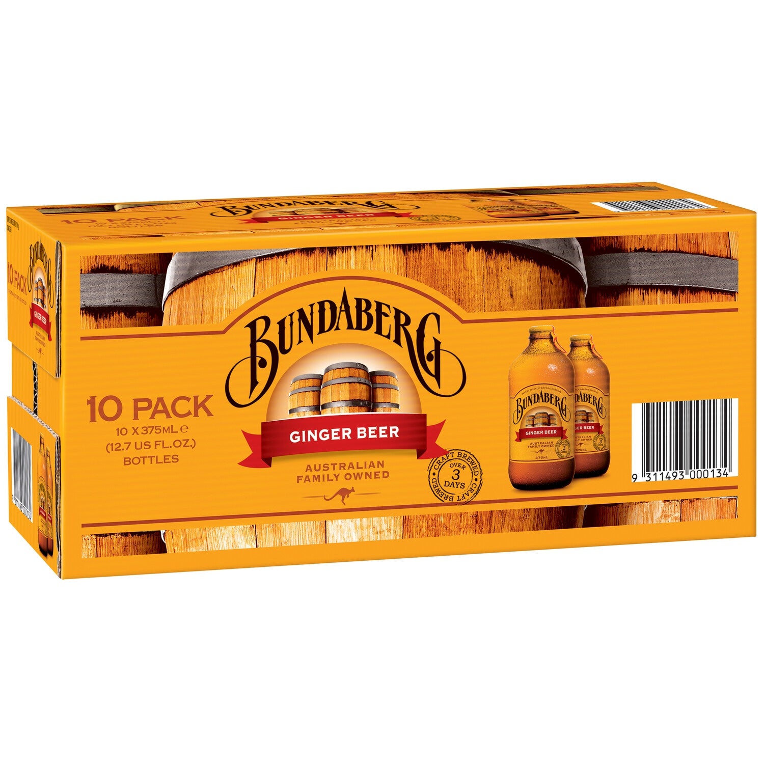 Bundaberg Ginger Beer 10pk x 375ml