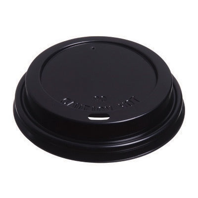 Universal Hot Cup Lid 8oz/12oz/16oz Lid Black 100pk