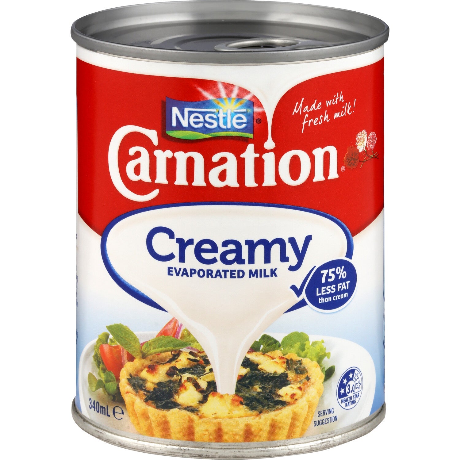 Nestle Carnation Creamy Evaporated Milk 340ml