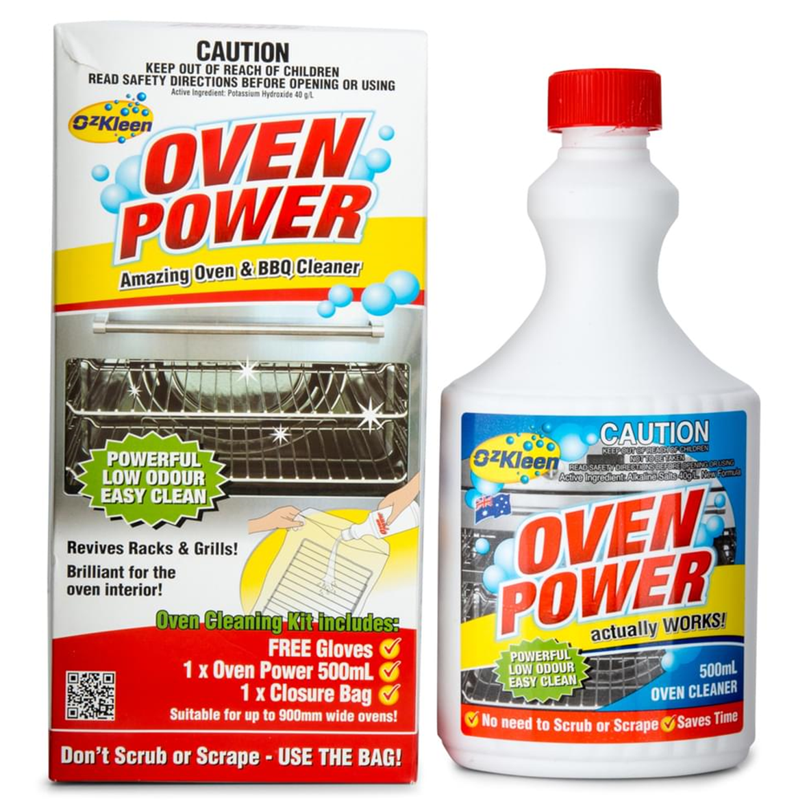 OzKleen Oven Power Oven & BBQ Cleaner Kit 500ml