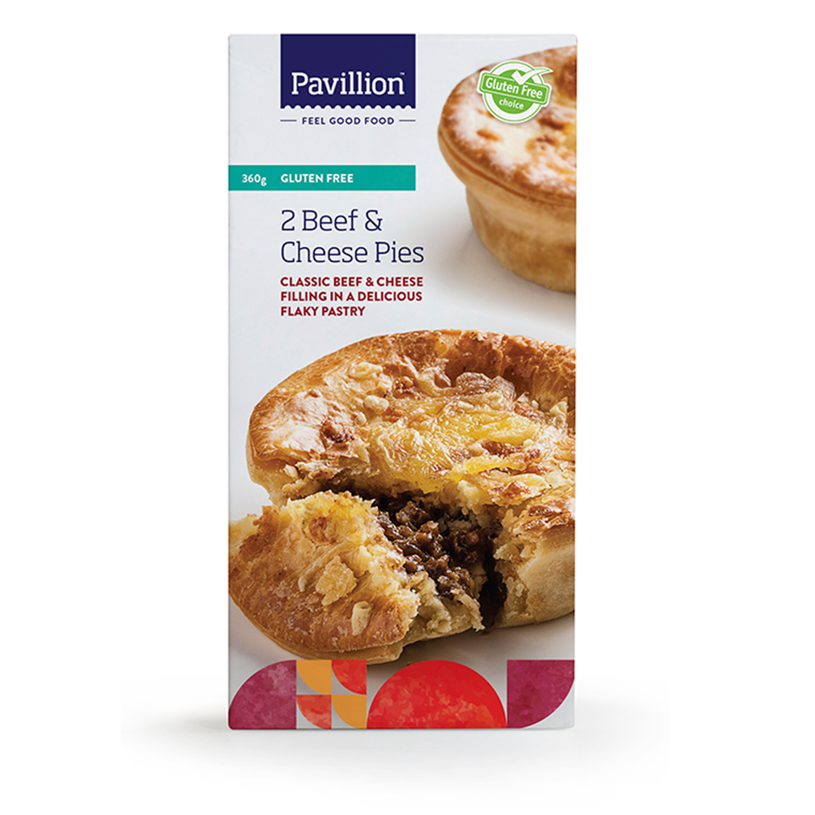 Pavillion GF Beef & Cheese Pie 2 pack