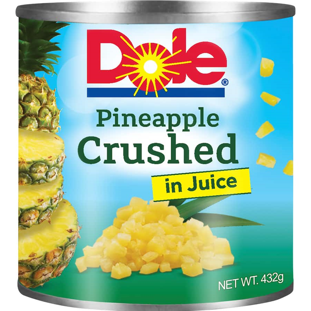 Dole Pineapple Crushed In Juice 432g