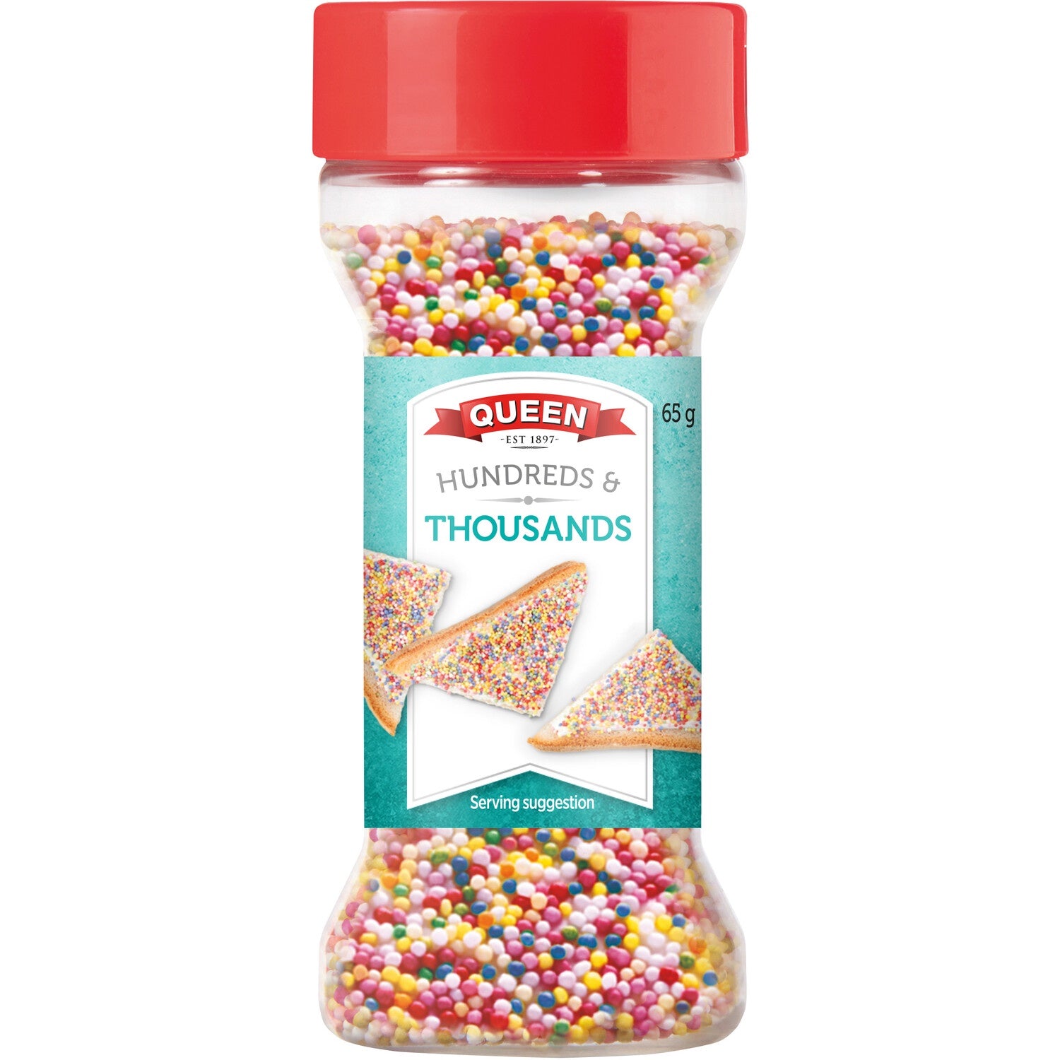 Queen Hundreds & Thousands Decoration Sprinkles 65g