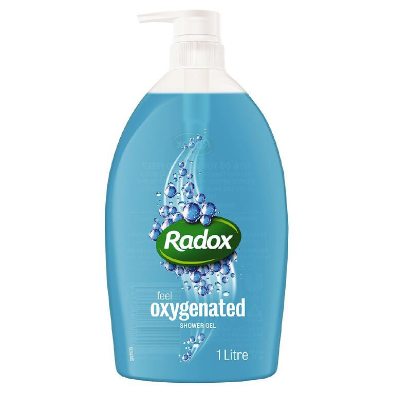 Radox Shower Gel Feel Oxygenated Pump 1L