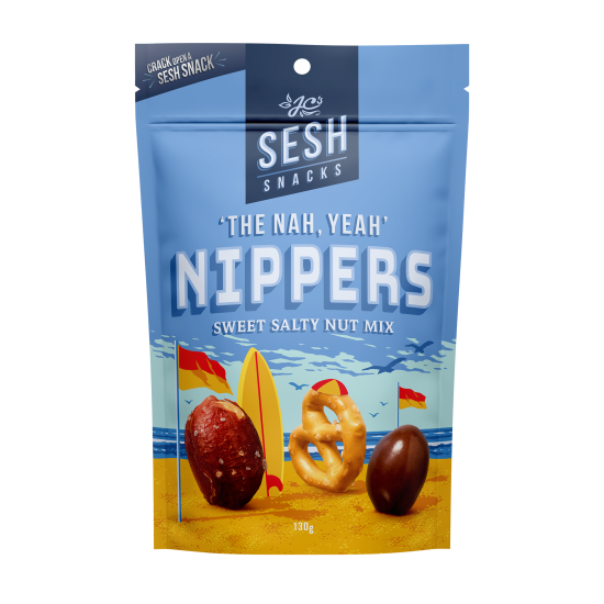 JCs Sesh Snacks Nippers Sweet Salty Nut Mix 130g