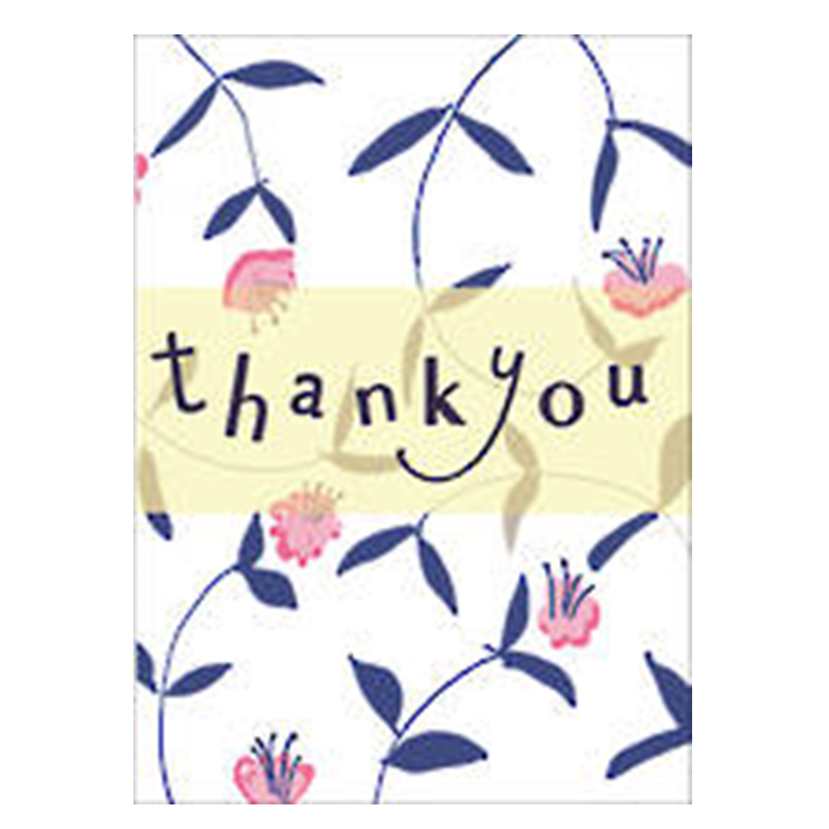 Mini Card Thank You Floral