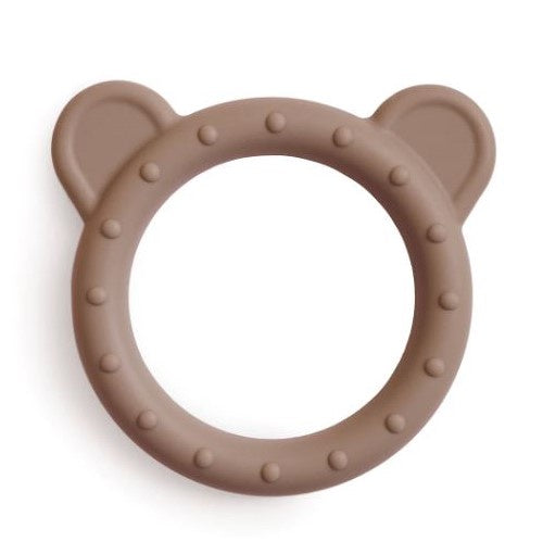 Mushie Teether Bear Natural