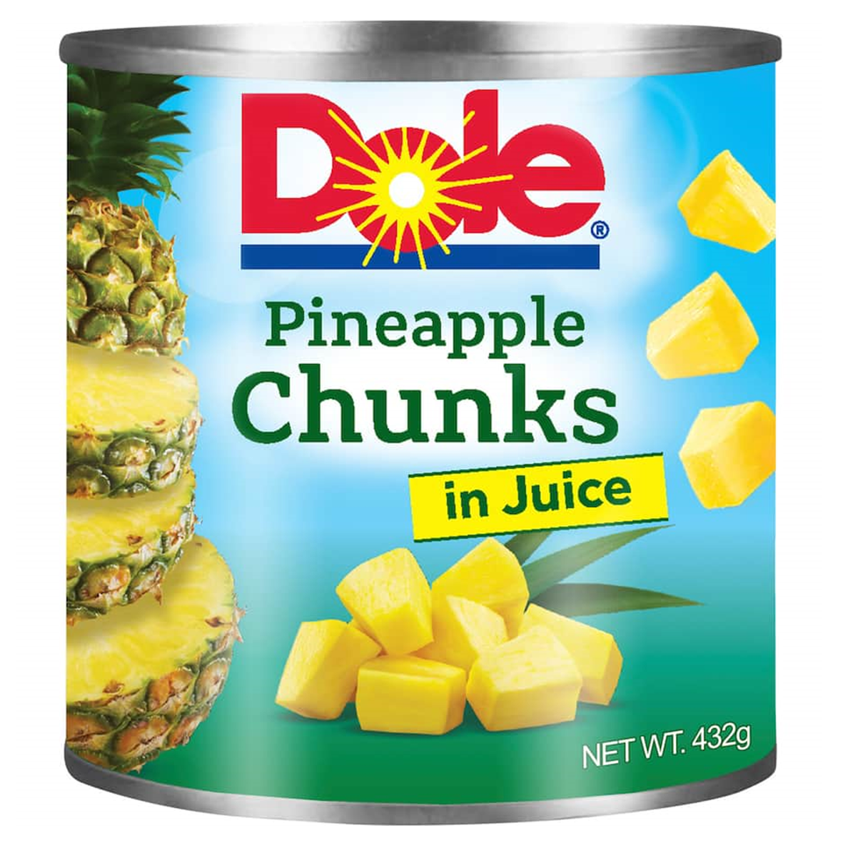 Dole Pineapple Chunks In Juice 432g