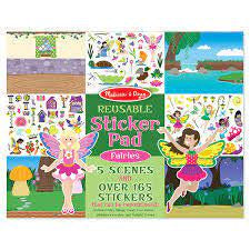 Melissa & Doug Fairies Reusable Sticker Pad