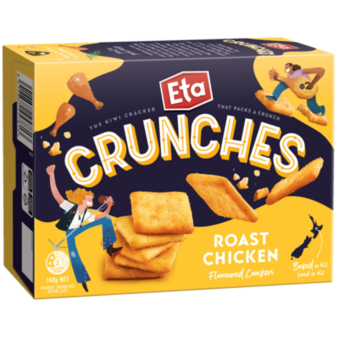 Eta Crunches Roast Chicken Crackers 160g