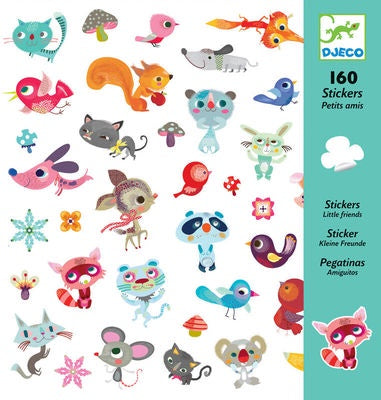 Djeco Stickers Small Friends (160pc)