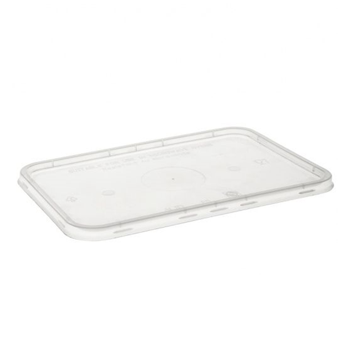 Uni-Chef PP Rectangle Lid to suit 500ml to 1000ml 10pk