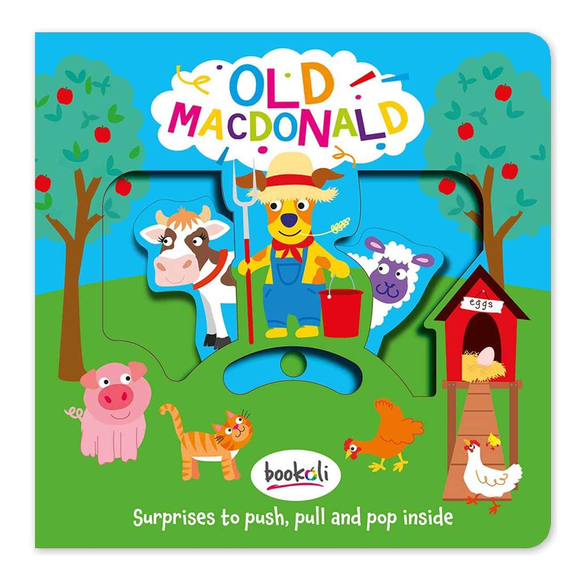 Old MacDonald Push Pull Pop - Board Book