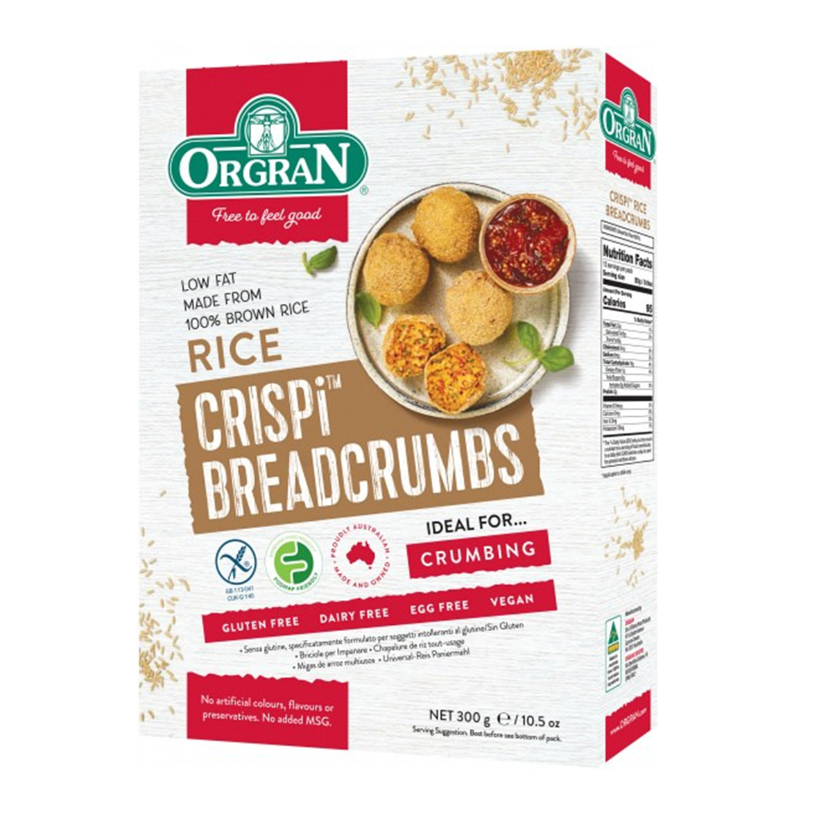 Orgran Rice Crispi Breadcrumbs 300g