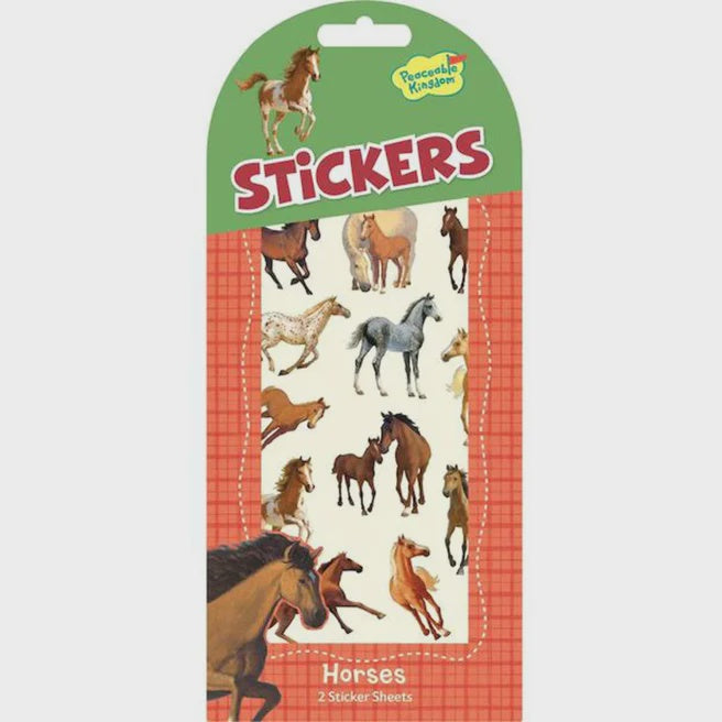 Peaceable Kingdom Stickers Horse