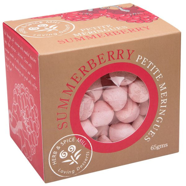 Herb & Spice Mill Summer Berry Petite Meringues 65g