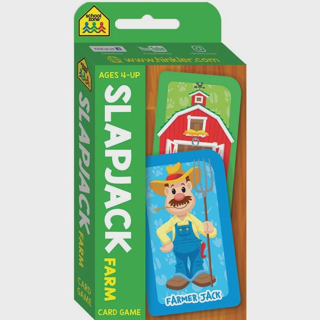 School Zone Card Game Slapjack Farm