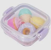 3D Erasers Food 4pk