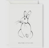 Father Rabbit Card | Welcome Little One Rabbit