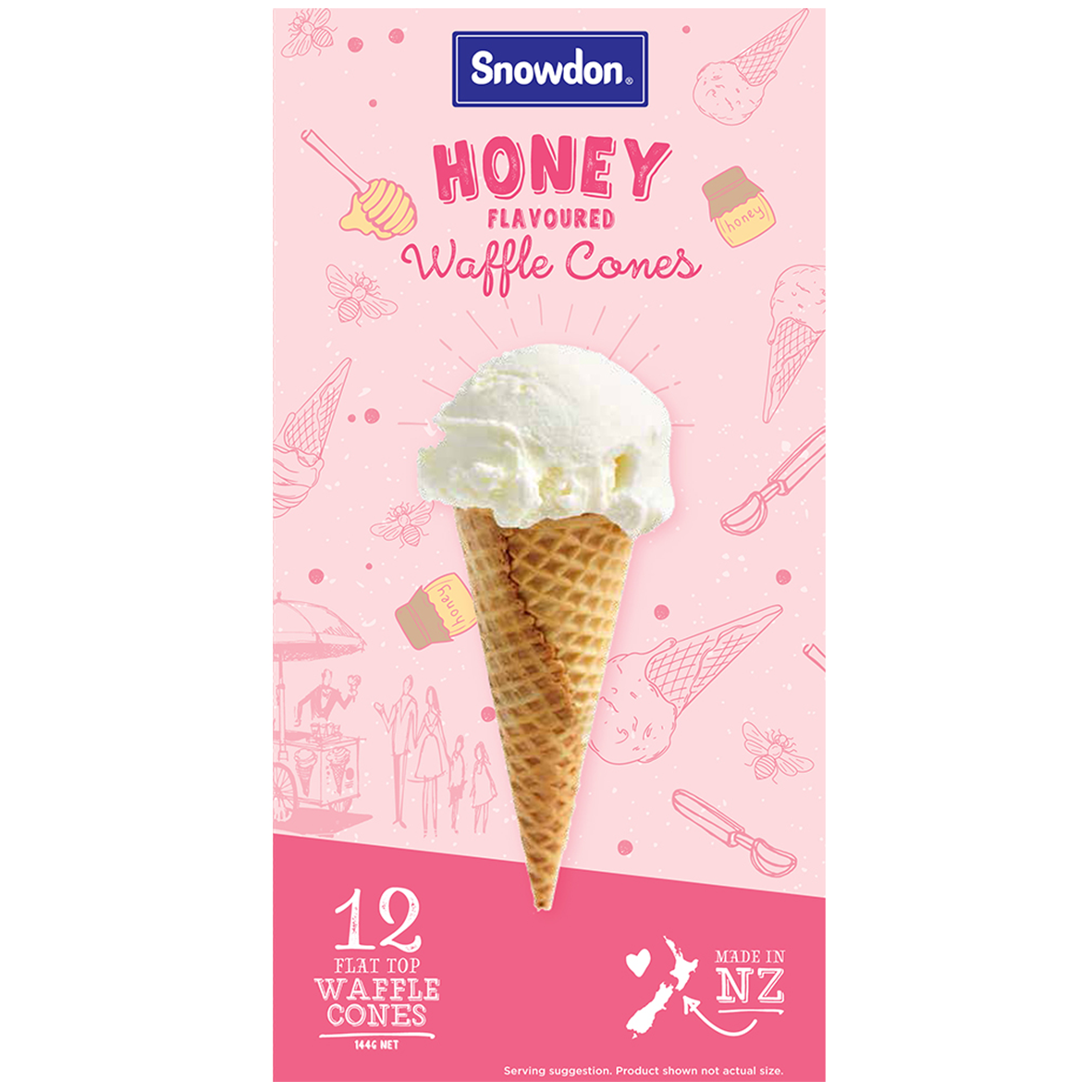 Snowdon Honey Waffle 12pk