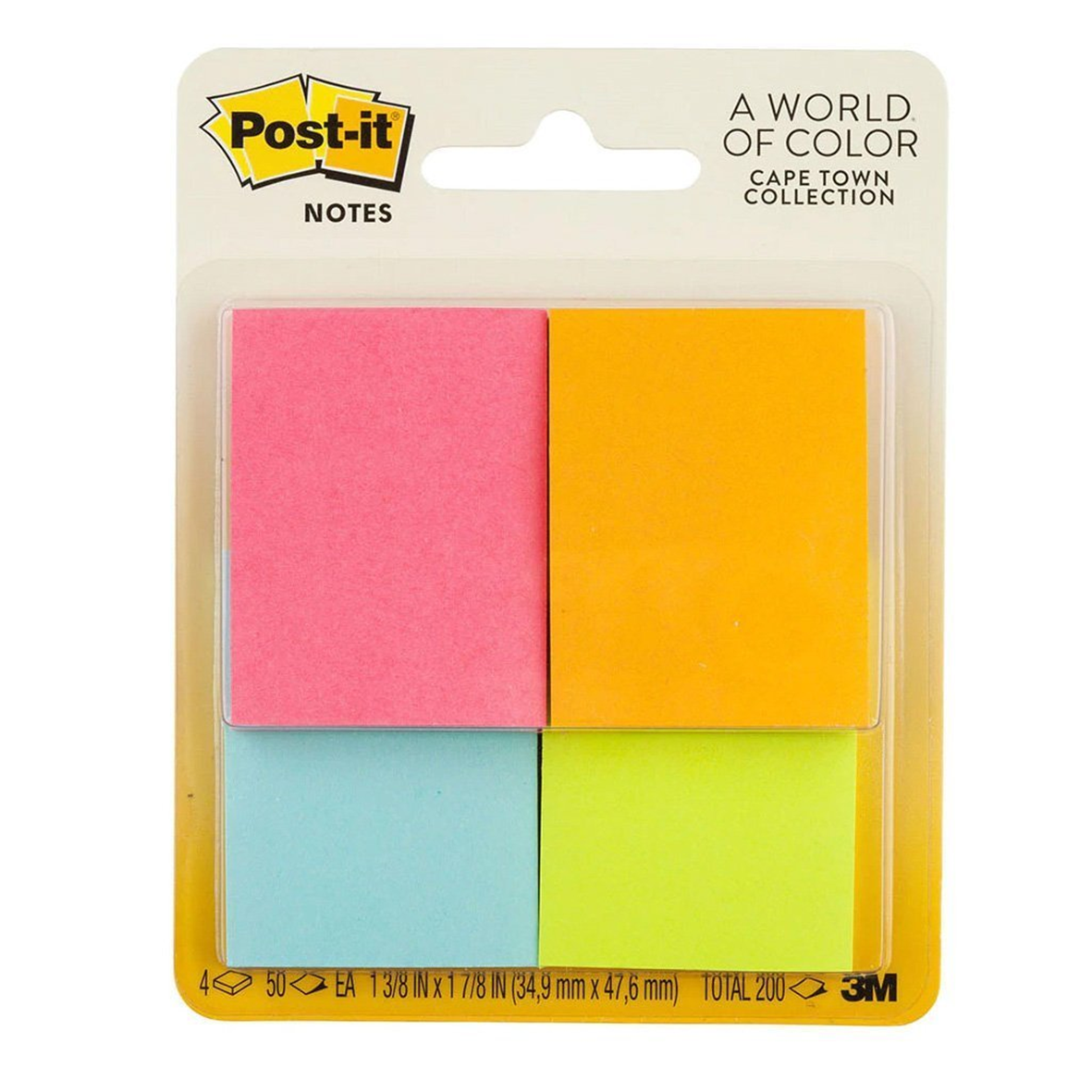 Post-it 653-4AF Page Markers 35x48mm x 4 Colours