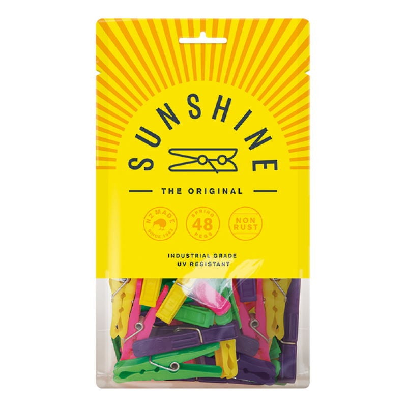 Sunshine Spring Pegs 48pk