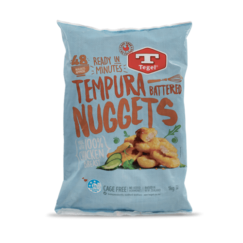 Tegel Tempura Battered Chicken Breast Nuggets 1kg