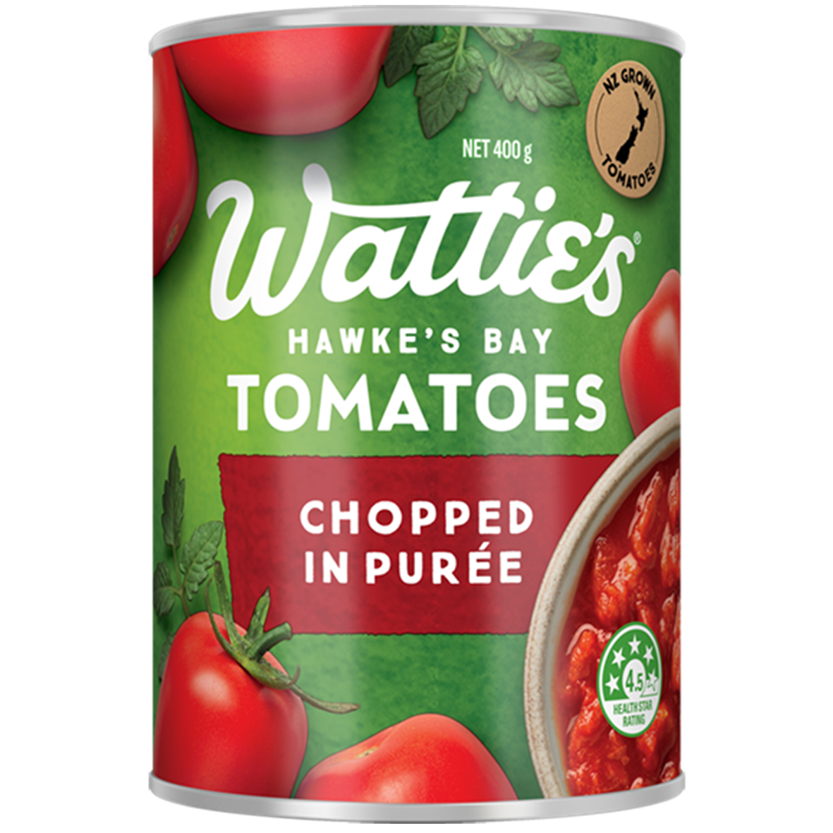 Watties Chopped Tomatoes In Puree 400g